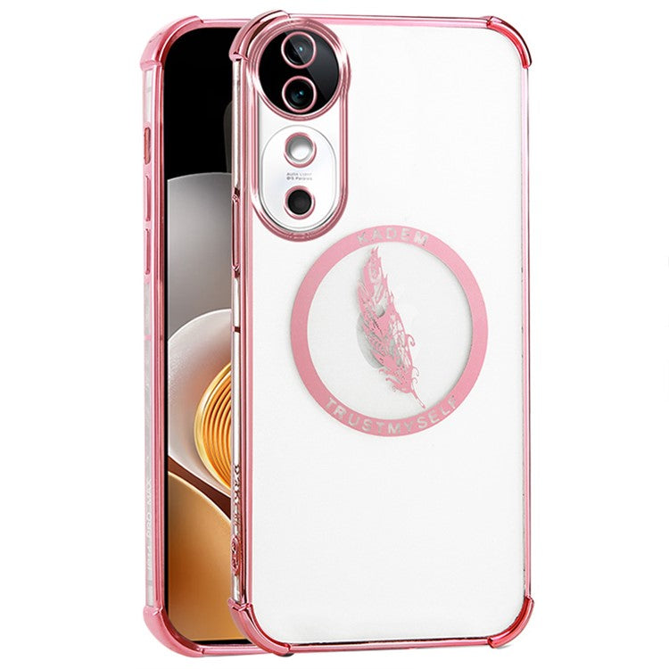 KADEM For vivo S19 5G Case Soft TPU Phone Cover Transparent Reinforced Corners - Pink