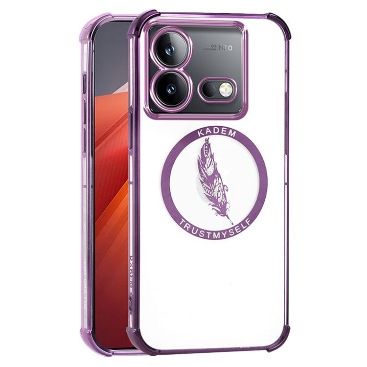 KADEM For vivo iQOO Neo8 5G / Neo8 Pro 5G Case Shockproof Soft TPU Phone Cover - Purple