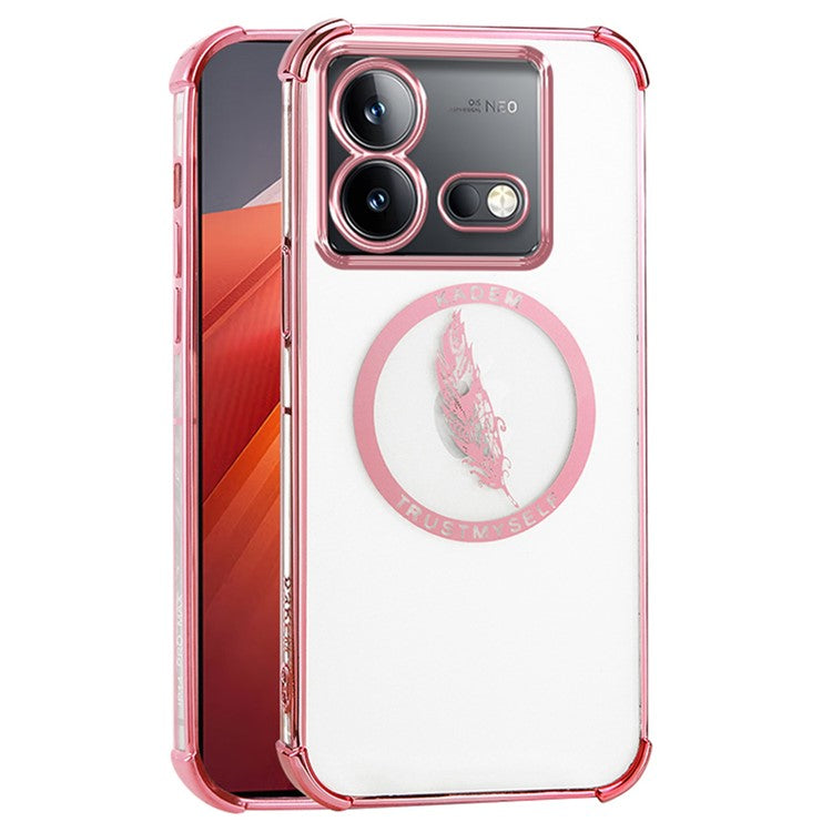 KADEM For vivo iQOO Neo8 5G / Neo8 Pro 5G Case Shockproof Soft TPU Phone Cover - Pink