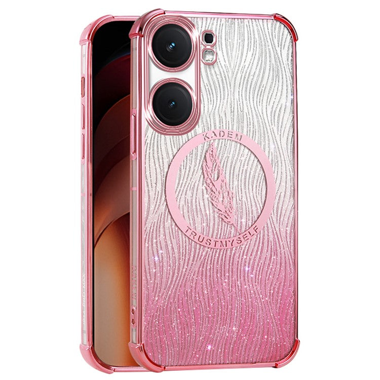 KADEM For vivo iQOO Neo9 5G / Neo9 Pro 5G Case Reinforced Corners TPU Phone Cover Luxury Sparkle - Pink