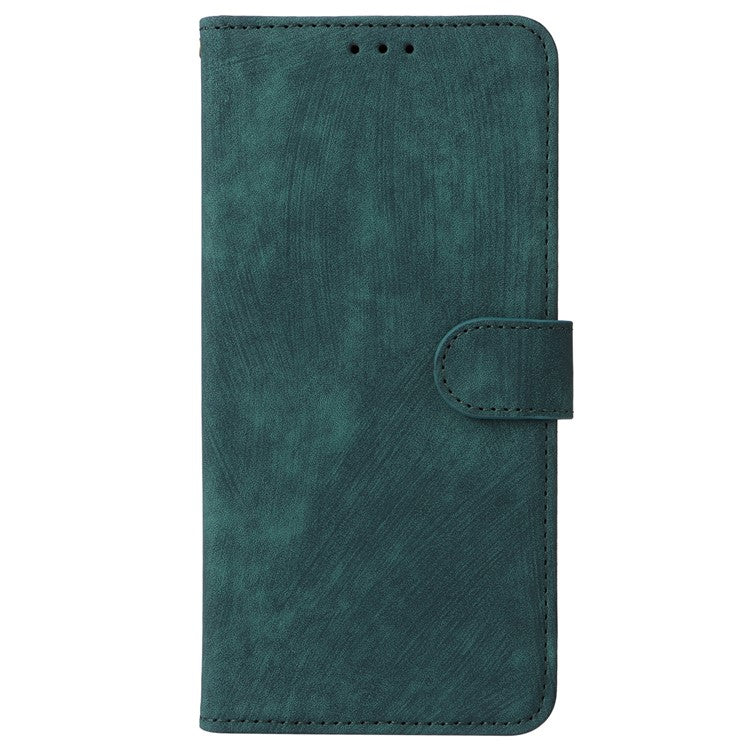 For vivo Y28 4G Case RFID Blocking Leather Phone Cover Horizontal Viewing Stand - Green