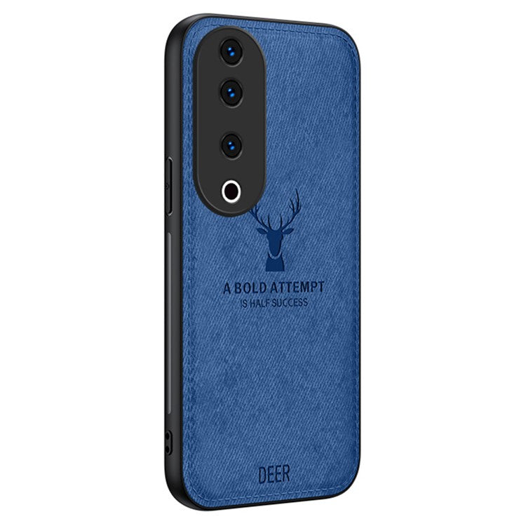 For vivo S19 Pro 5G Case Deer Pattern Leather+PC+TPU Slim Phone Cover - Blue