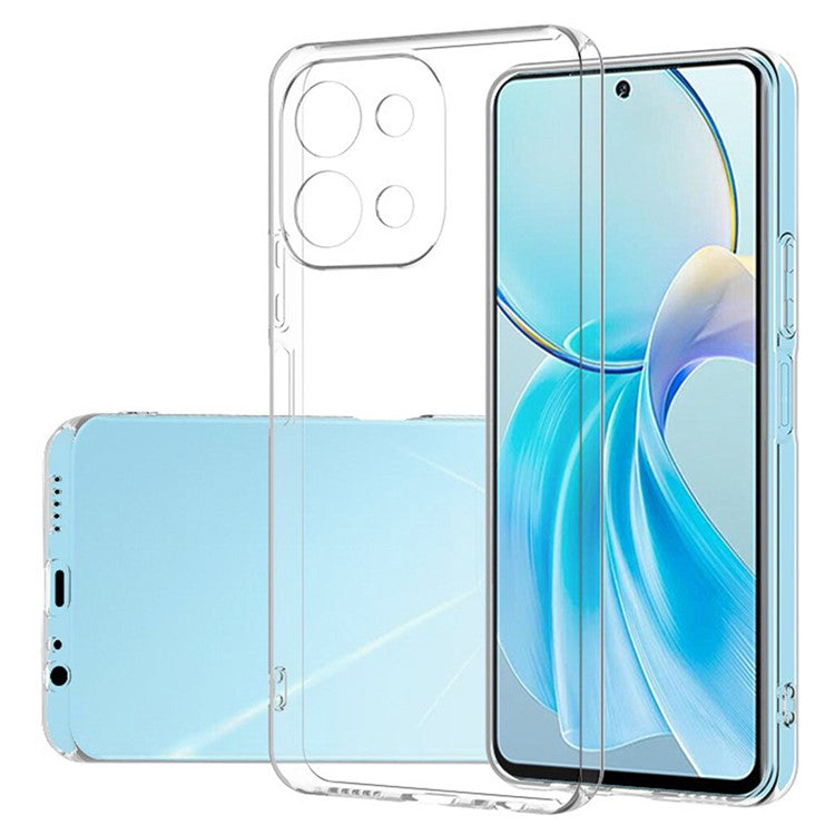 For vivo Y28 4G Clear Case Soft TPU Thin Protective Phone Cover