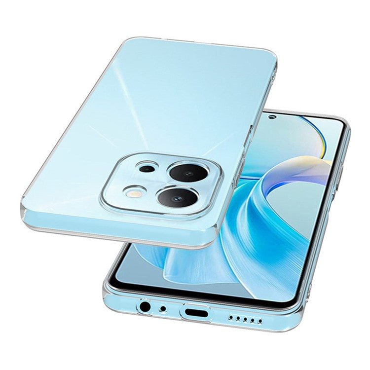 For vivo Y28 4G Clear Case Soft TPU Thin Protective Phone Cover