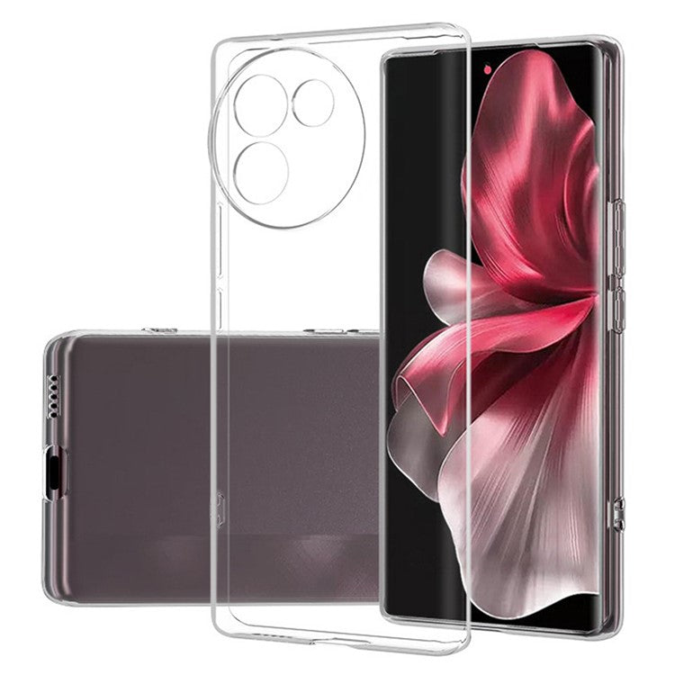 For vivo V30e 5G Case Ultra Thin TPU Phone Cover HD Transparent