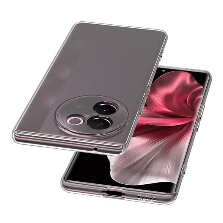 For vivo V30e 5G Case Ultra Thin TPU Phone Cover HD Transparent