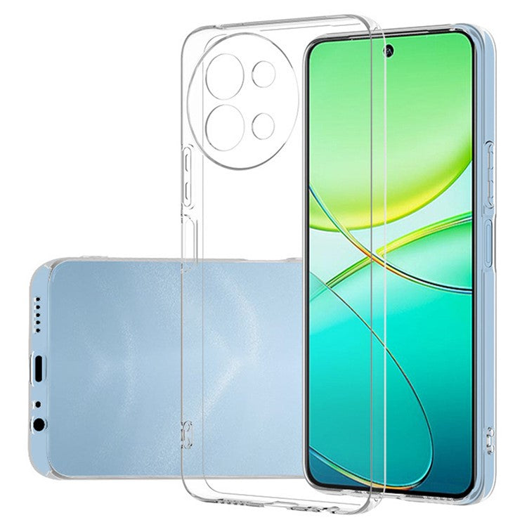 For vivo Y38 5G Clear Case Shockproof Ultra Slim Soft TPU Phone Cover