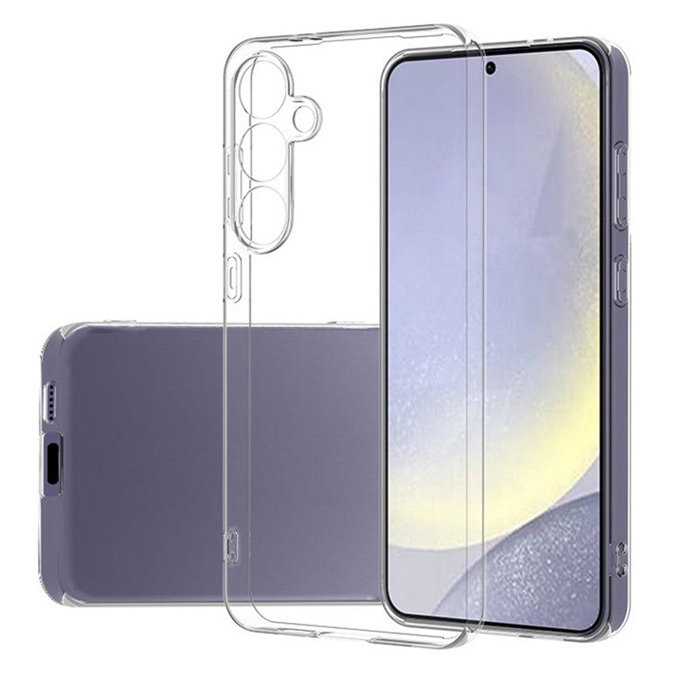 For Samsung Galaxy S24 FE Case Soft TPU Anti-Scratch Clear Back Cover