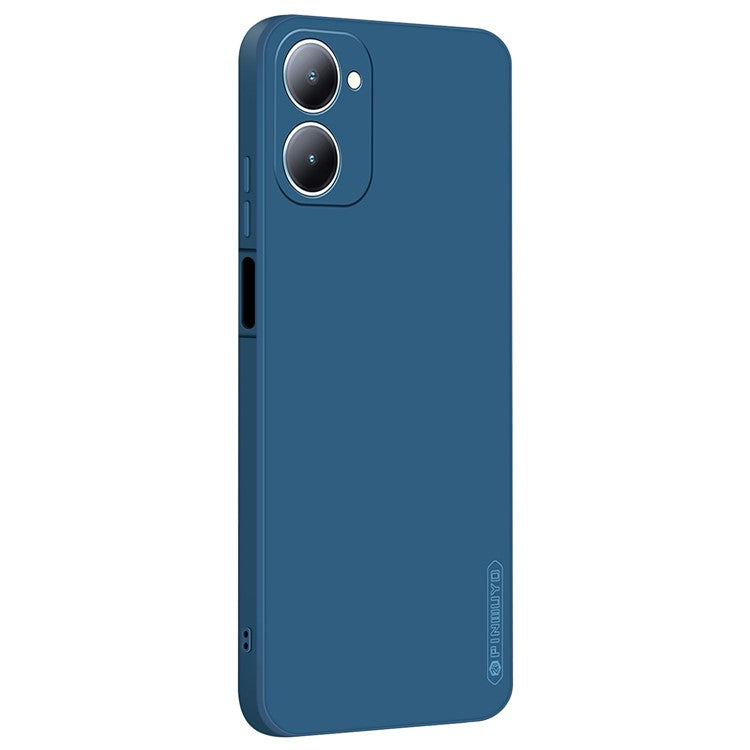 PINWUYO JK Touching Series For vivo Y03 / Y18 4G Case TPU Phone Cover Silky-Soft Touch - Navy Blue