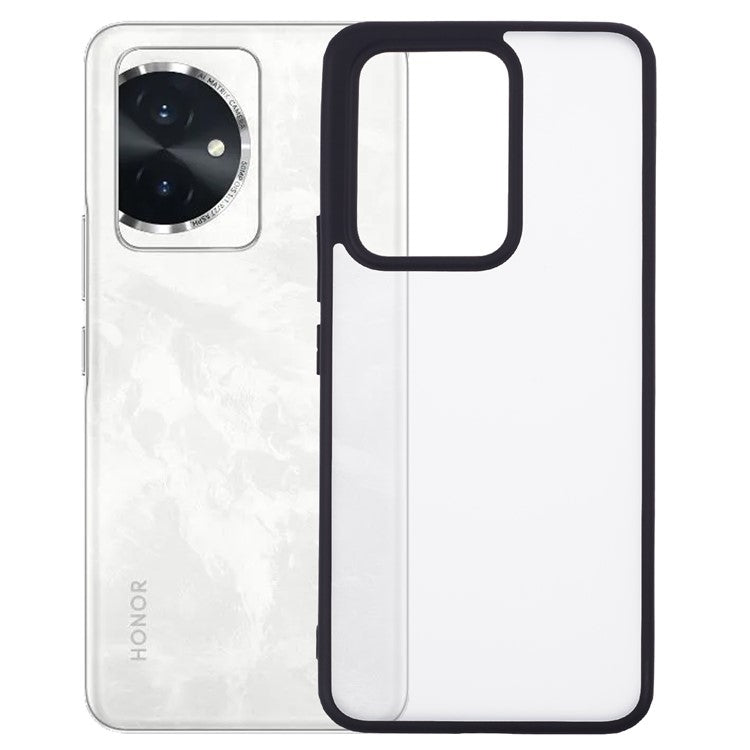 X-LEVEL For Honor 100 5G Case Anti-Fingerprint PC+TPU Phone Cover - Black