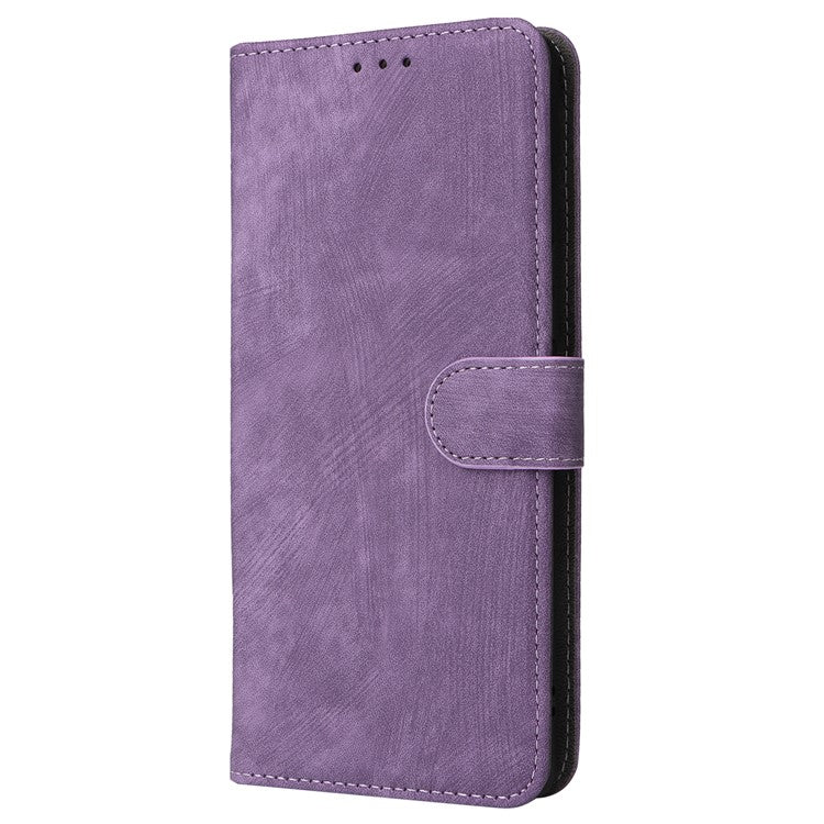 For vivo S19 Pro 5G Case Stand View RFID Blocking Leather Phone Cover with Strap - Purple