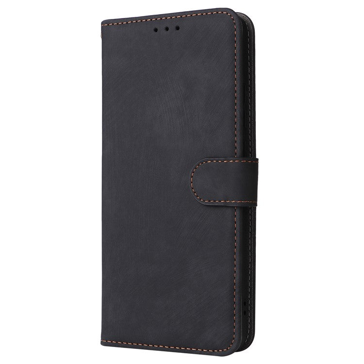 For vivo S19 5G Case RFID Blocking PU Leather Wallet Phone Cover - Black