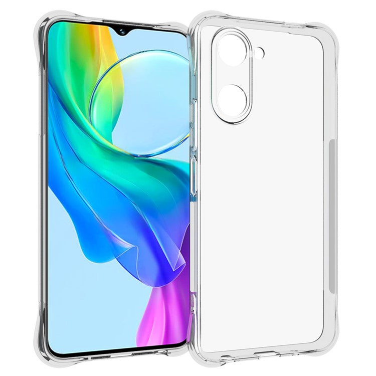 For vivo Y28s 5G Clear Case Anti-Drop Soft TPU Phone Cover