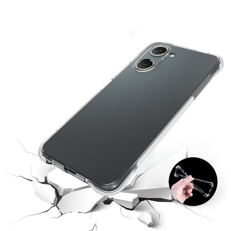 For vivo Y28s 5G Clear Case Anti-Drop Soft TPU Phone Cover