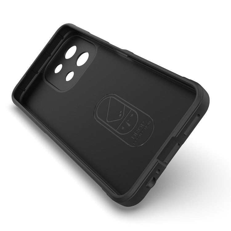 For vivo Y28 4G Case Soft TPU Drop Impact Phone Cover - Black