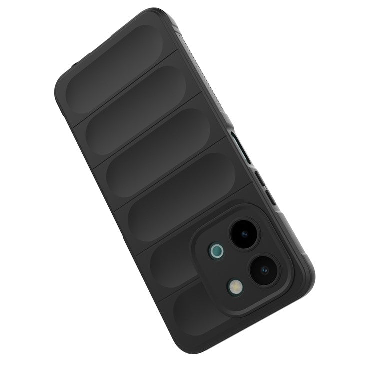 For vivo Y28 4G Case Soft TPU Drop Impact Phone Cover - Black