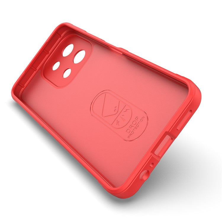 For vivo Y28 4G Case Soft TPU Drop Impact Phone Cover - Red