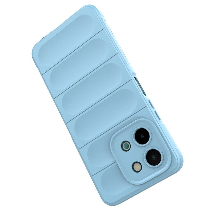 For vivo Y28 4G Case Soft TPU Drop Impact Phone Cover - Baby Blue