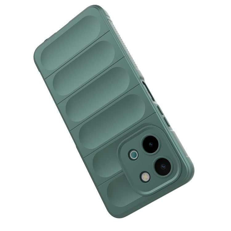 For vivo Y28 4G Case Soft TPU Drop Impact Phone Cover - Green