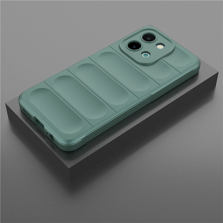 For vivo Y28 4G Case Soft TPU Drop Impact Phone Cover - Green