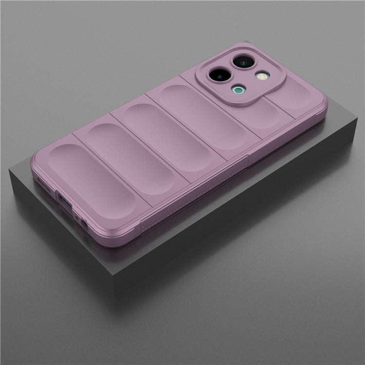 For vivo Y28 4G Case Soft TPU Drop Impact Phone Cover - Light Purple