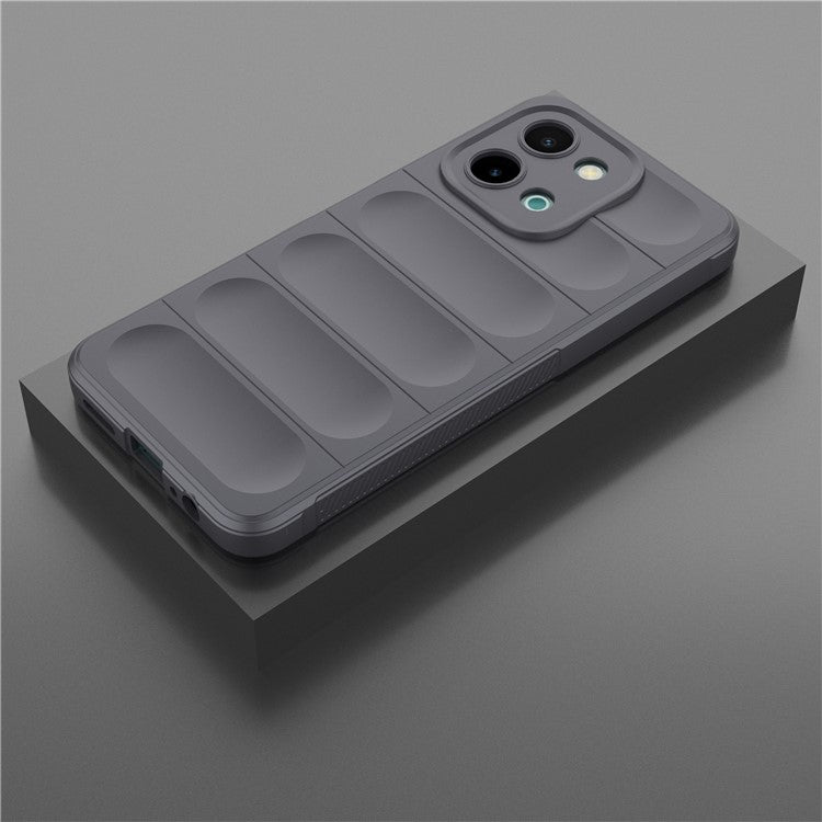 For vivo Y28 4G Case Soft TPU Drop Impact Phone Cover - Dark Grey