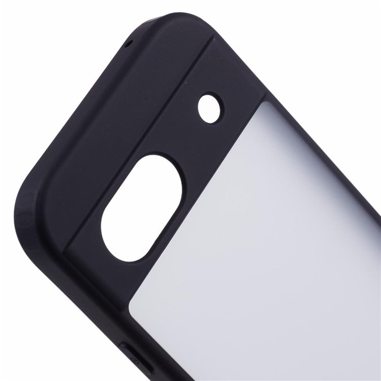 X-LEVEL For Google Pixel 8a Case PC+TPU Frosted Back Phone Cover - Black