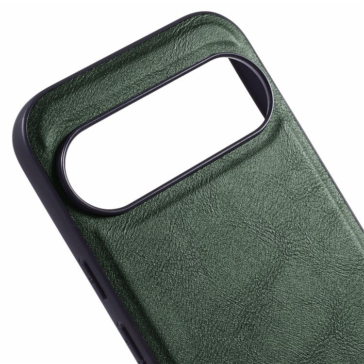 X-LEVEL Bojue-3 Series For Google Pixel 9 Pro XL Case PU Leather Business Phone Back Cover - Midnight Green