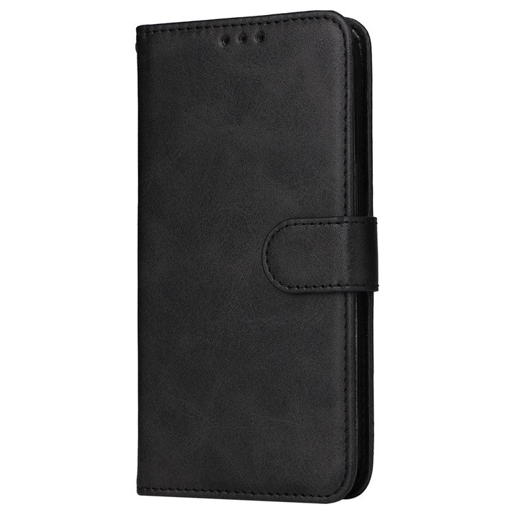 For Samsung Galaxy S24 FE Wallet Case PU Leather Stand Flip Phone Cover - Black