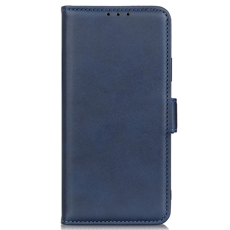 For Google Pixel 9 Pro XL Wholesale Phone Case Cowhide Texture PU Leather Phone Stand Cover - Blue