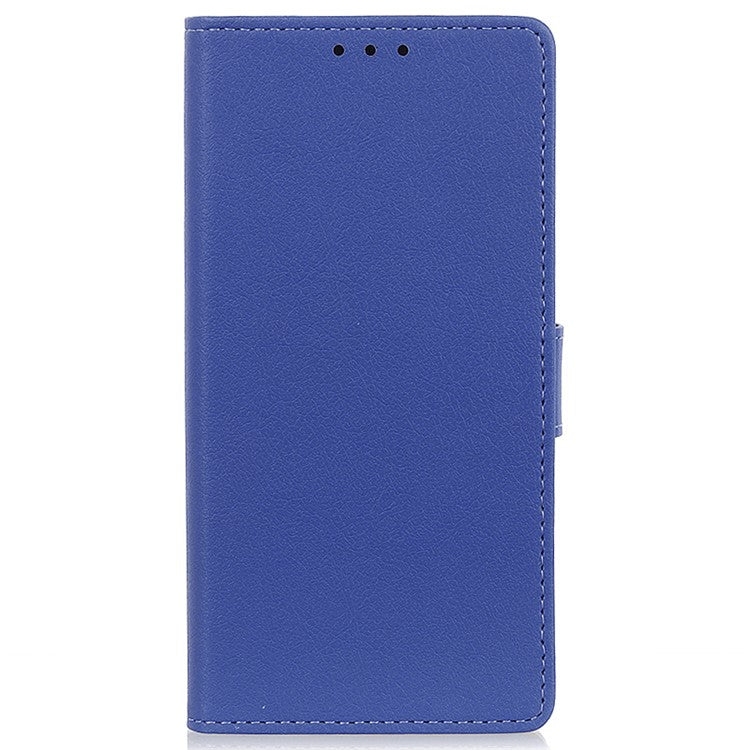 For Google Pixel 9 Pro XL Textured Wholesale Phone Case PU Leather Phone Stand Cover - Blue