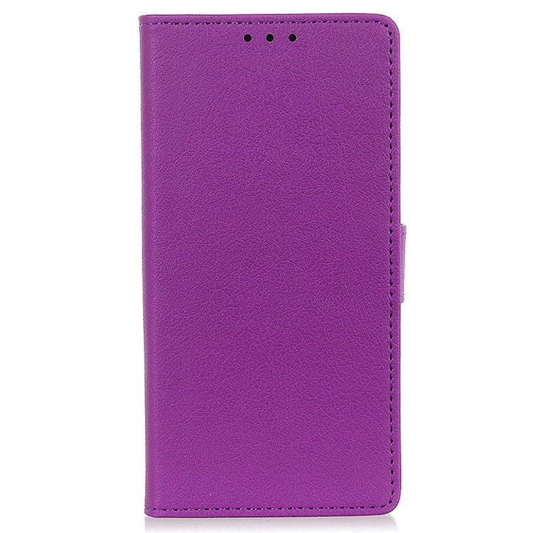 For Google Pixel 9 Pro / Pixel 9 Wholesale Phone Case TPU + PU Leather Shell Phone Stand Cover - Purple