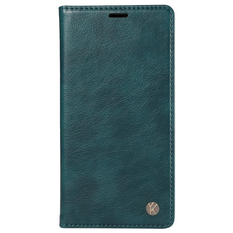 YIKATU YK-006 For vivo S19 5G / V40 5G Wallet Case Litchi Texture Leather Phone Cover - Blue