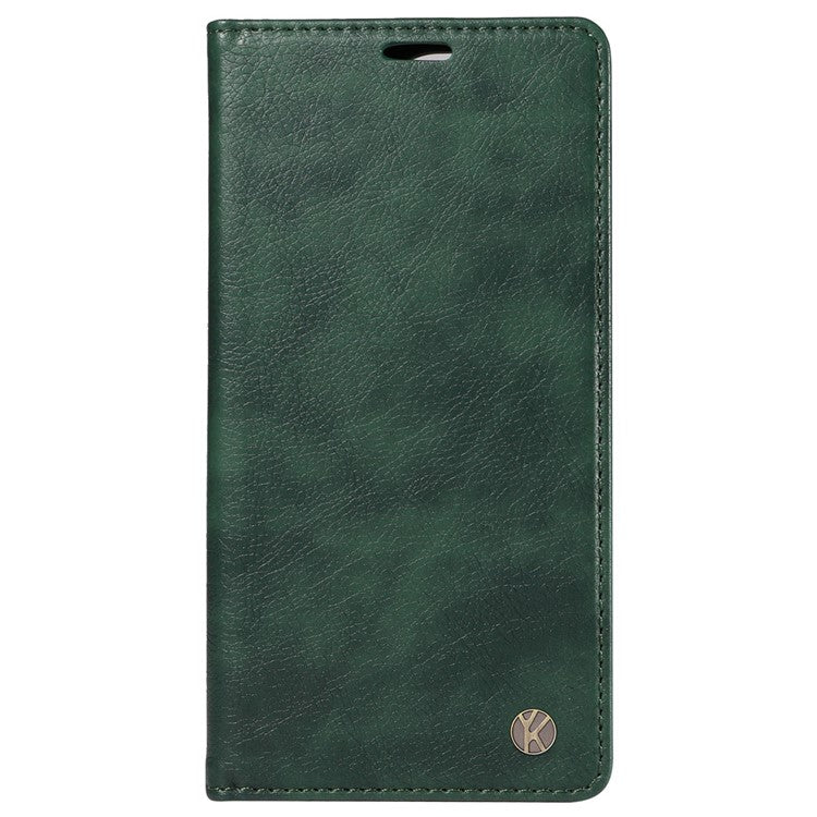 YIKATU YK-006 For vivo S19 5G / V40 5G Wallet Case Litchi Texture Leather Phone Cover - Green