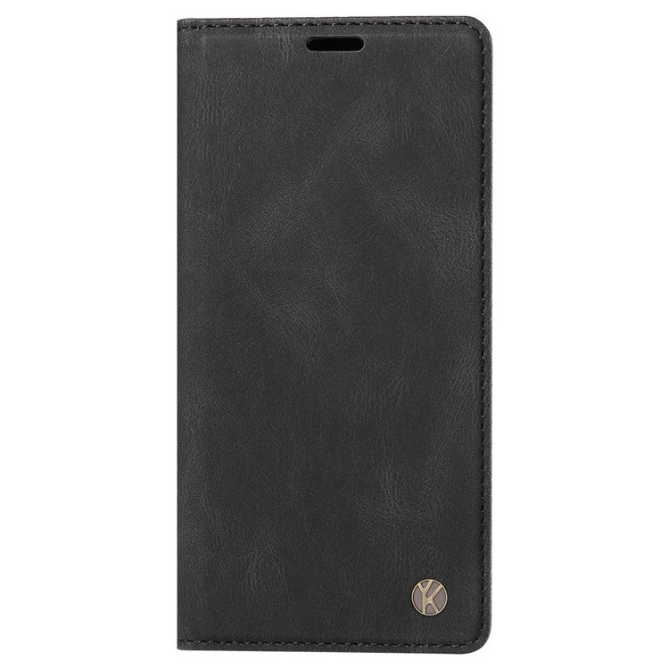 YIKATU YK-004 For vivo S19 5G / V40 5G Case Skin-touch PU Leather Phone Cover - Black