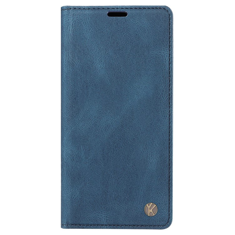 YIKATU YK-004 For vivo S19 5G / V40 5G Case Skin-Touch PU Leather Phone Cover - Blue