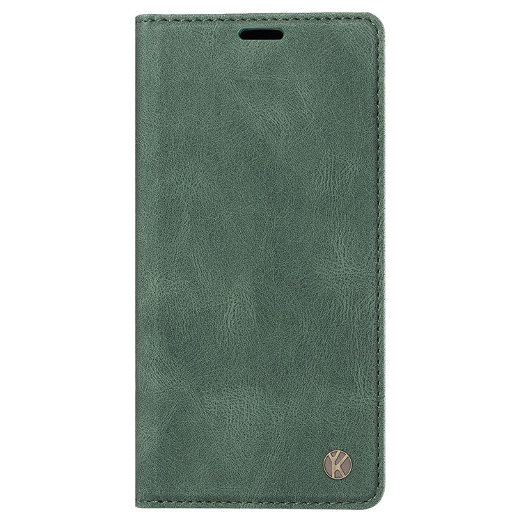 YIKATU YK-004 For vivo S19 5G / V40 5G Case Skin-Touch PU Leather Phone Cover - Green