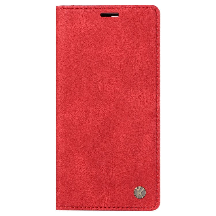 YIKATU YK-004 For vivo S19 5G / V40 5G Case Skin-touch PU Leather Phone Cover - Red