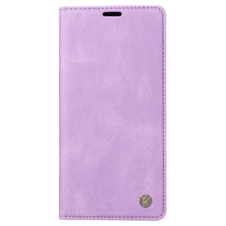 YIKATU YK-004 For vivo S19 5G / V40 5G Case Skin-touch PU Leather Phone Cover - Purple