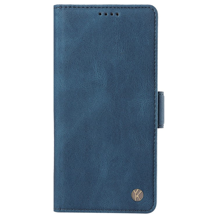 YIKATU YK-005 For vivo S19 5G / V40 5G Leather Phone Case Side Magnetic Clasps - Blue