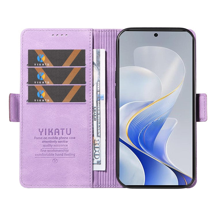 YIKATU YK-005 For vivo S19 5G / V40 5G Leather Phone Case Side Magnetic Clasps - Purple