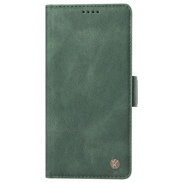 YIKATU YK-005 For vivo S19 5G / V40 5G Leather Phone Case Side Magnetic Clasps - Green