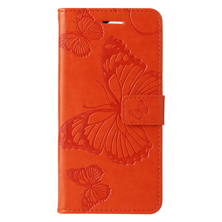 KT Imprinting Flower Series-2 For vivo S19 5G / V40 5G Case Stand Wallet Leather Phone Cover - Orange