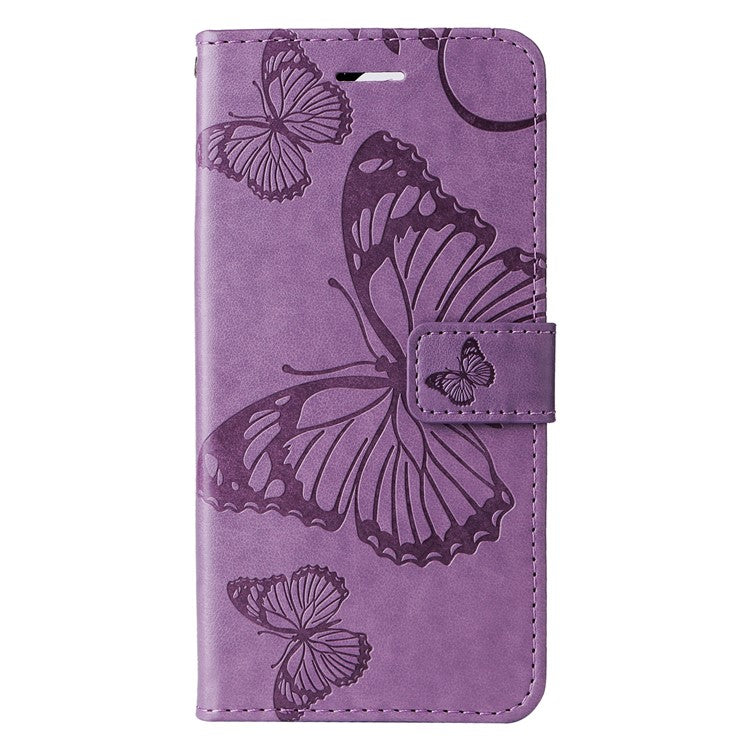 KT Imprinting Flower Series-2 For vivo S19 5G / V40 5G Case Stand Wallet Leather Phone Cover - Purple