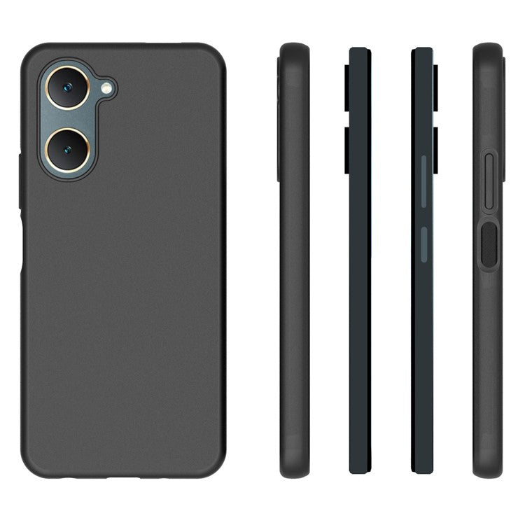 10Pcs  /  Pack for vivo Y28s 5G Case TPU Matte Finish Phone Protector - Black