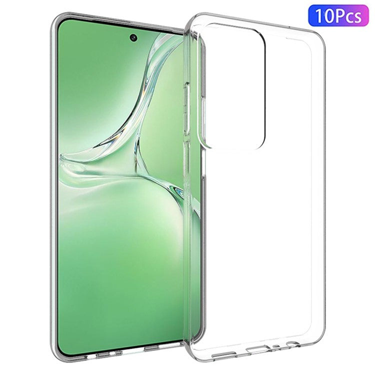 10Pcs / Pack For Oppo A3 Pro (Global) 5G Case Soft TPU Phone Cover Anti-Watermark Transparent