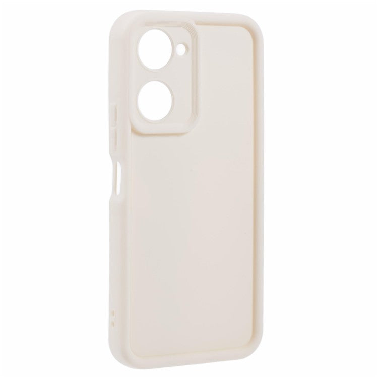 For vivo Y03 Case Thickened TPU Soft Back Protective Cover - Beige