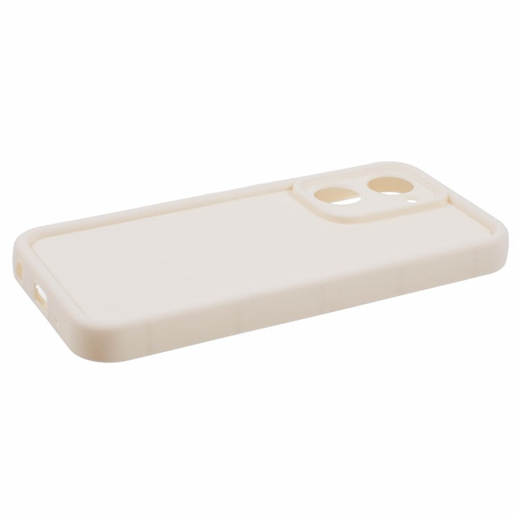 For vivo Y03 Case Thickened TPU Soft Back Protective Cover - Beige