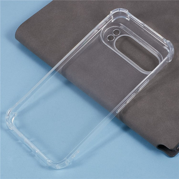 For Google Pixel 9 Pro XL Phone Case Thicken Four Corner Anti-Fall Clear TPU Cover