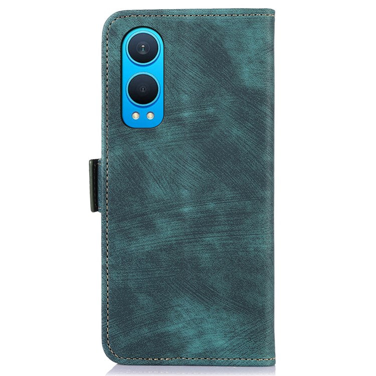 ABEEL For OnePlus Nord CE4 Lite 5G / Oppo K12x 5G (China) Case Magnetic Clasp Leather Phone Cover - Green